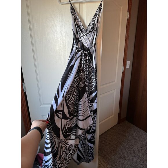 Satin Scarf Dress - Picture 4 of 6